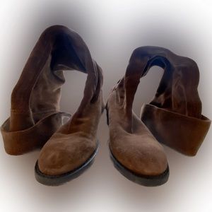 Franco Sarto over the knee Suede Boots sz 7.5. New w/o box